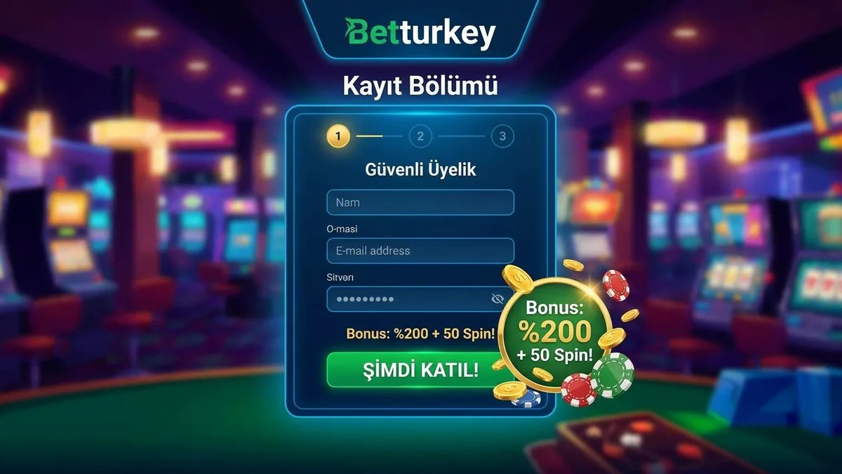 Bonuslu kayıt ekranı